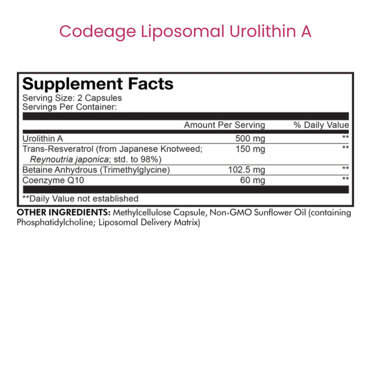 Lifespan Formula