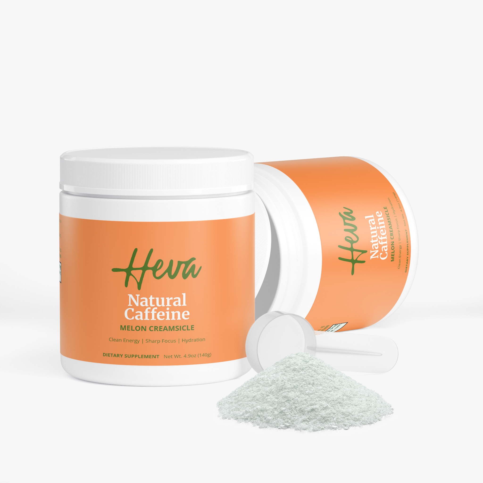 HEVA Natural Caffeine (Melon Creamsicle)